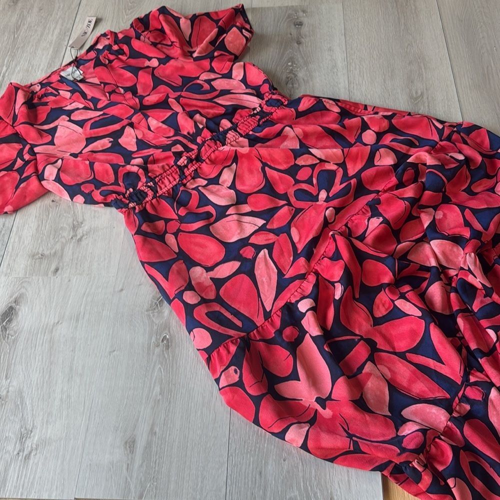 Nic+zoe HAPPY FLORAL DAYDREAM DRESS size Small Multi Color‎ NWT - Picture 3 of 4